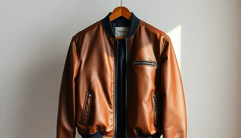Hochwertige italienische Fliegerjacke für stilbewusste Trendsetter