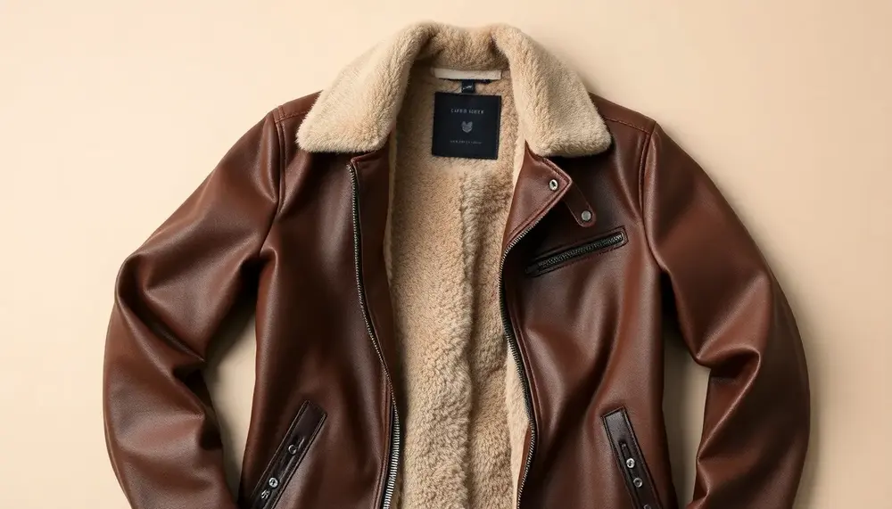 Warm und im Trend: Lederjacken mit Lammfell für Herren